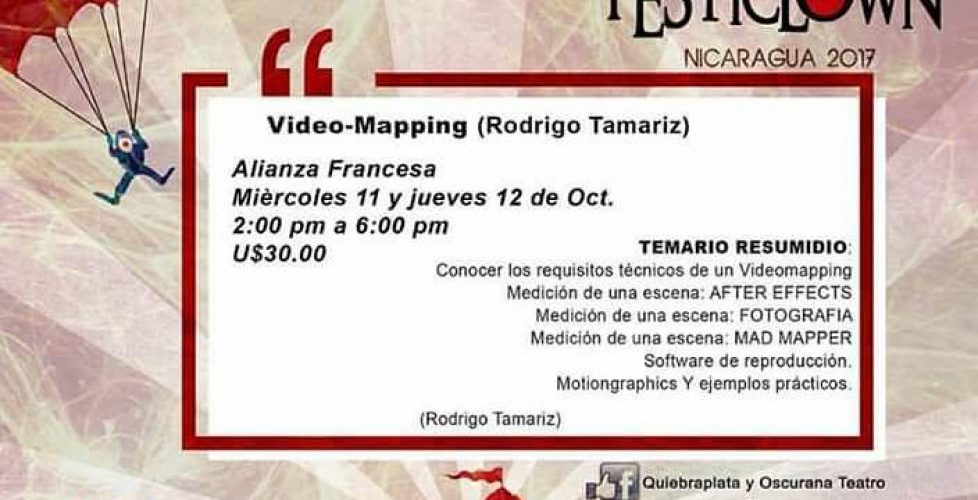 Curso de Videomapping Nicaragua