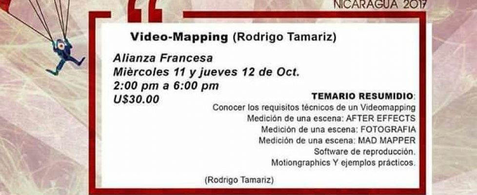 Curso de Videomapping Nicaragua